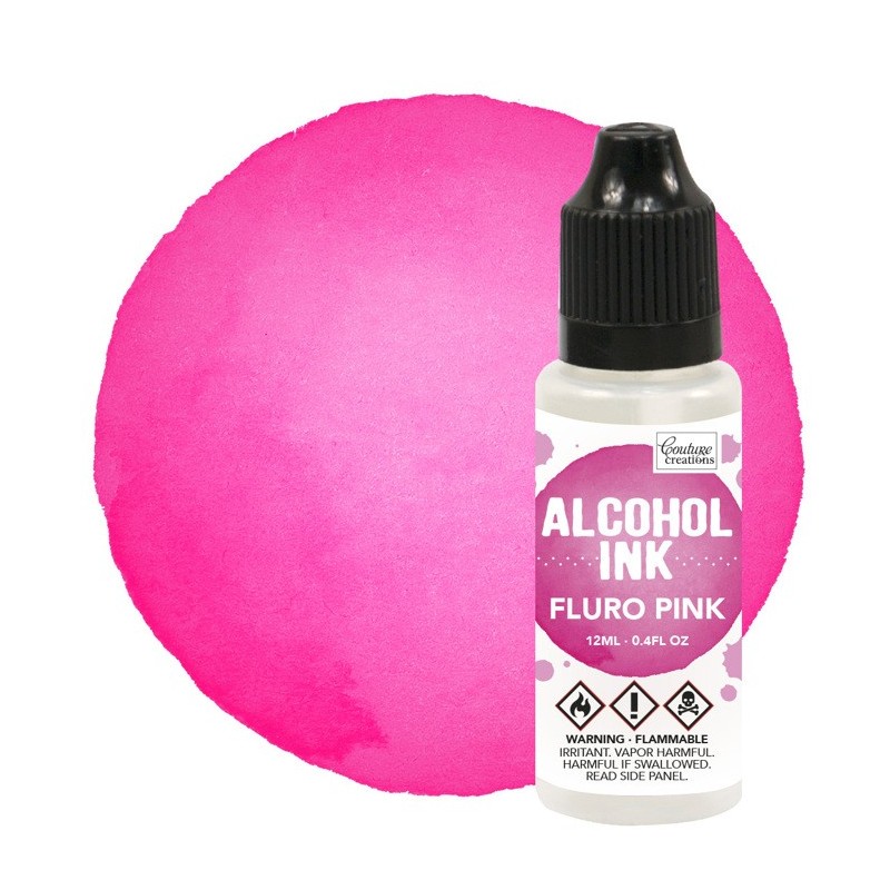 (CO727312)Alcohol Ink Fluro Pink / Fluro Pink (12mL | 0.4fl oz)
