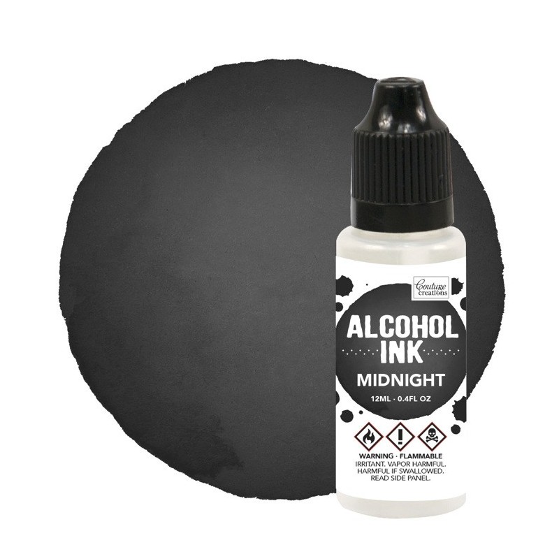 (CO727322)Alcohol Ink Pitch Black / Midnight (12mL | 0.4fl oz)