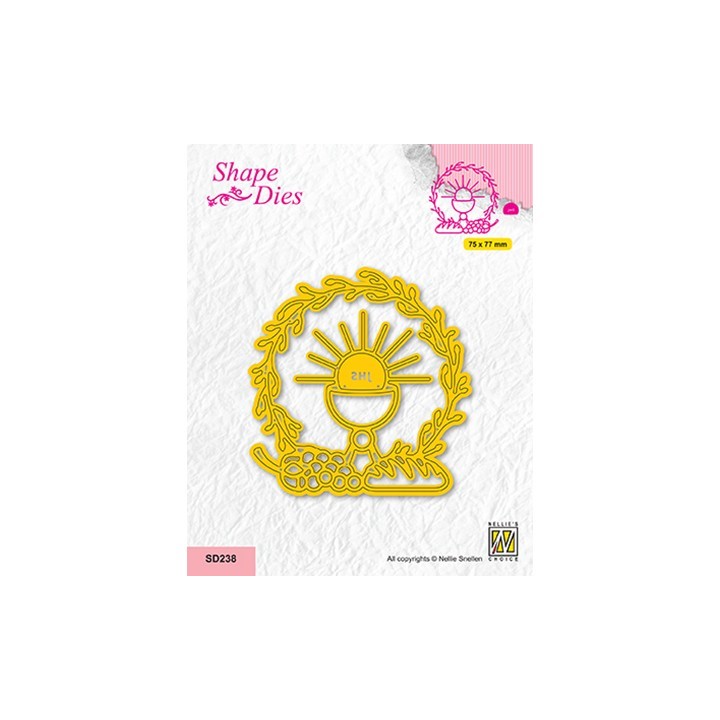 (SD238)Nellie's shape dies Communion-1