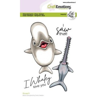 (1536)CraftEmotions clearstamps A6 - Ocean 9 Carla Creaties