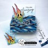 (1538)CraftEmotions clearstamps A6 - Ocean 11 Carla Creaties