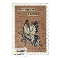 (3021)CraftEmotions clearstamps A5 - Butterflies