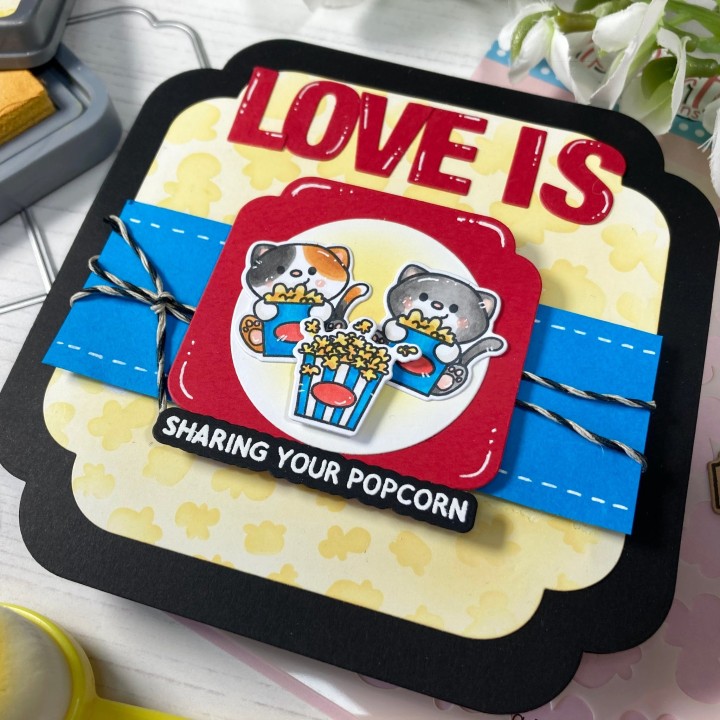 (T4T/886/Mov/Cle)Time For Tea Designs Movie Night Clear Stamps