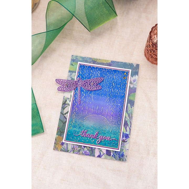 (S-DDF-MD-DDF)Crafter's Companion Dancing Dragonfly Metal Die Dainty Dragonfly