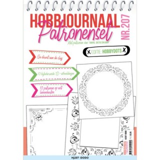(HJ207-DODO)Hobbyjournaal Patronenset 207 - Dot and Do