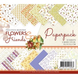 (PMPP10035)Paperpack - Precious Marieke - Flowers and Friends
