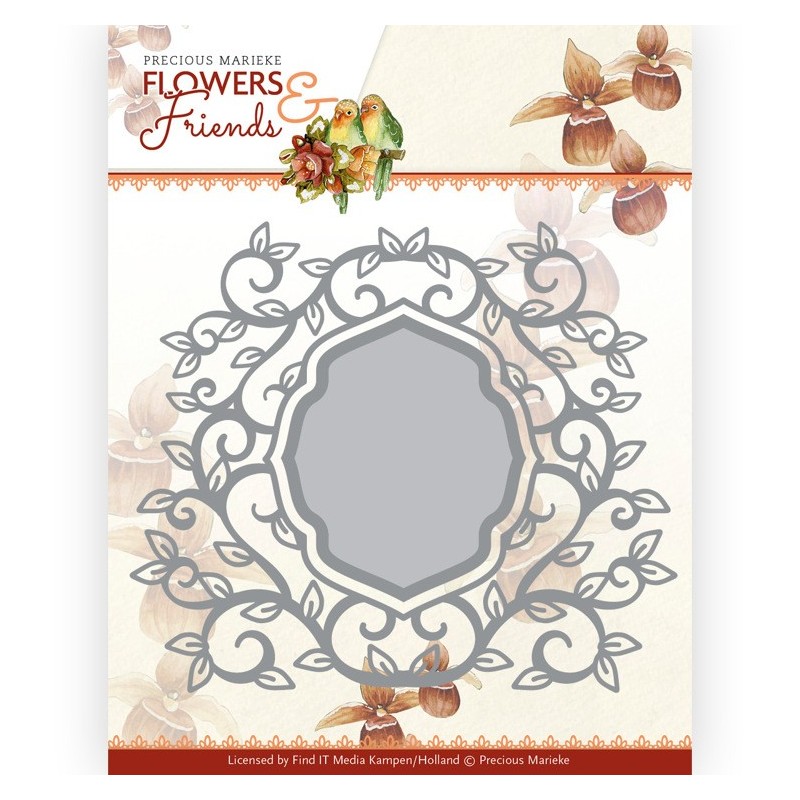 (PM10229)Dies - Precious Marieke - Flowers and Friends - Circle of Leaves