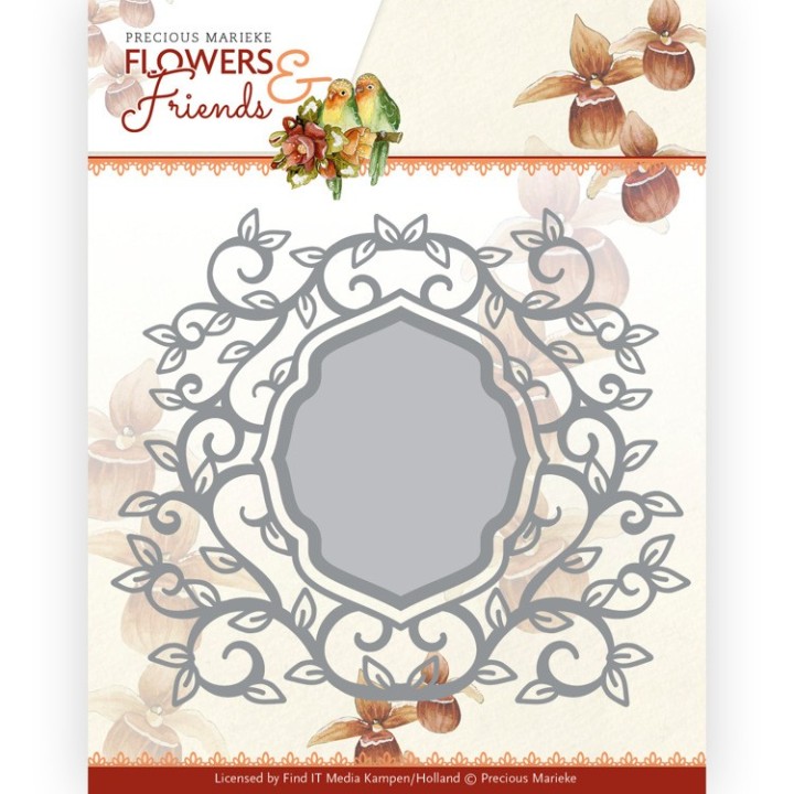 (PM10229)Dies - Precious Marieke - Flowers and Friends - Circle of Leaves