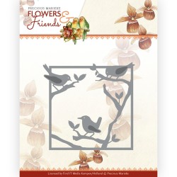 (PM10232)Dies - Precious Marieke - Flowers and Friends - Bird Frame