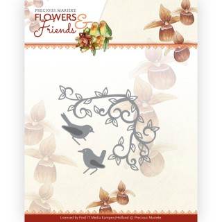 (PM10234)Dies - Precious Marieke - Flowers and Friends - Bird Corner