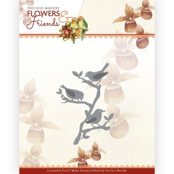 (PM10235)Dies - Precious Marieke - Flowers and Friends - Birds on a Branch