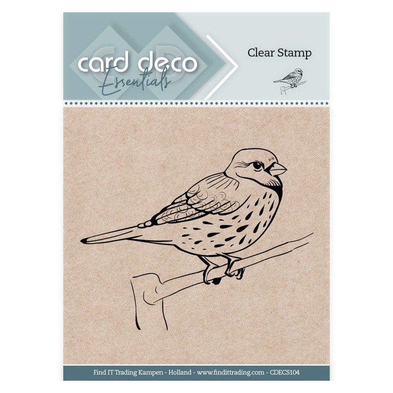 (CDECS104)Card Deco Essentials Clear Stamps - Blackbird