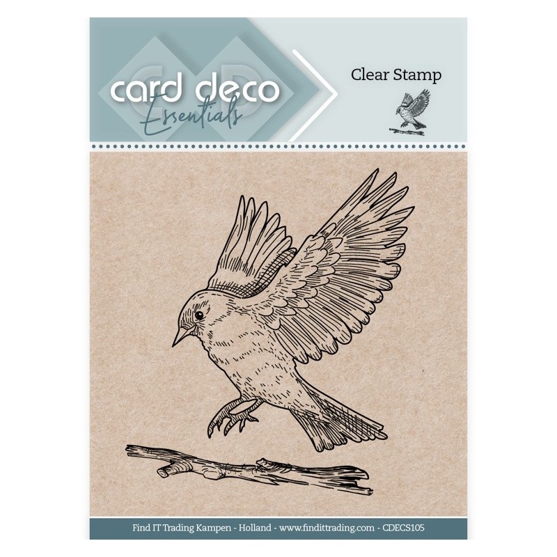 (CDECS105)Card Deco Essentials Clear Stamps - Flying Bird