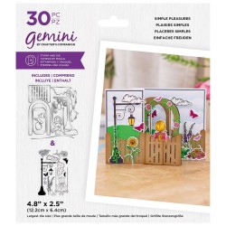 (GEM-STD-3DSB-SP)Gemini 3D Scene Builder Simple Pleasures Stamp & Die