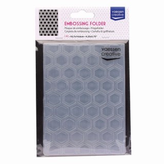 (100605-307)Vaessen Creative Embossing folder honingraat