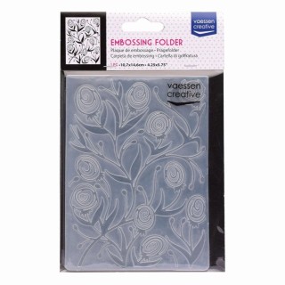 (100605-209)Vaessen Creative Embossing folder ranonkel
