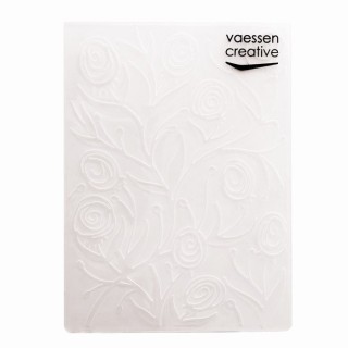(100605-209)Vaessen Creative Embossing folder ranonkel