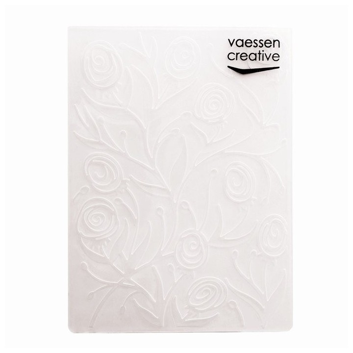 (100605-209)Vaessen Creative Embossing folder ranonkel