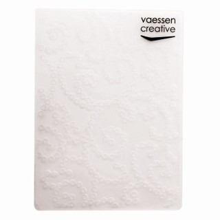 (100605-256)Vaessen Creative Embossing folder edelstenen sier