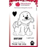 (JGS809)Woodware Clear Stamp Fuzzie friends Parker the puppy