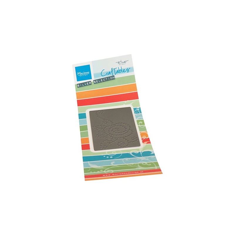 (CR1591)Craftables Stitching corner Rose