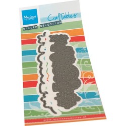 (CR1592)Craftables Stitching border Seashells