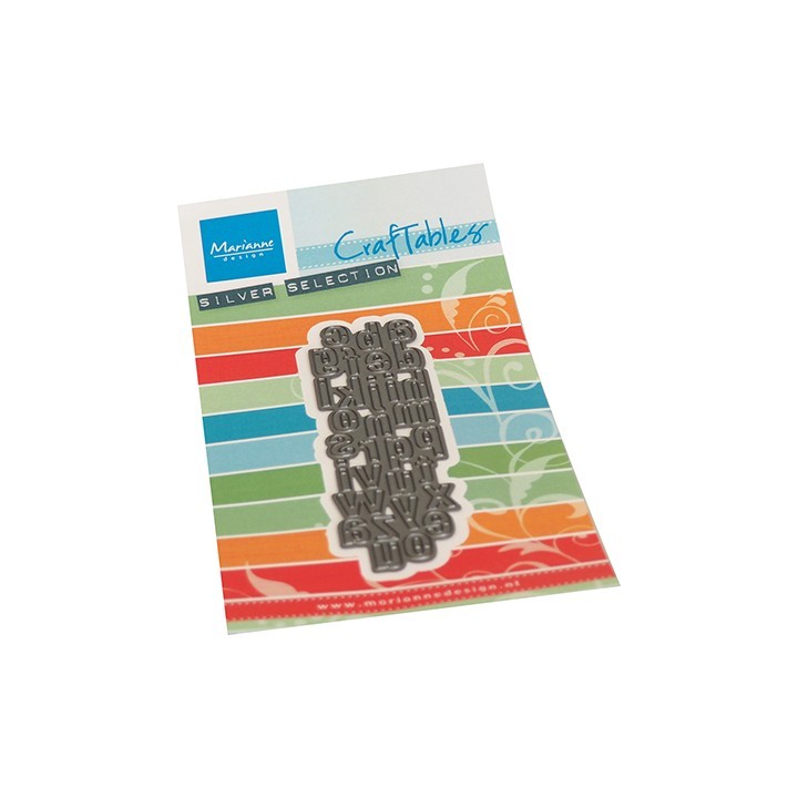 (CR1594)Craftables Punch die alphabet