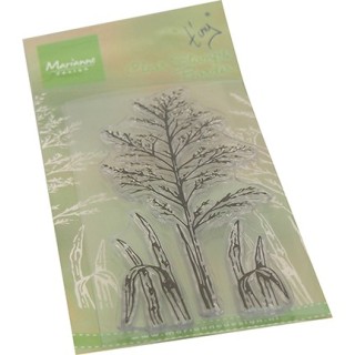 (TC0900)Clear stamp Tiny's Border - Indian Grass