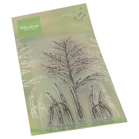 (TC0900)Clear stamp Tiny's Border - Indian Grass