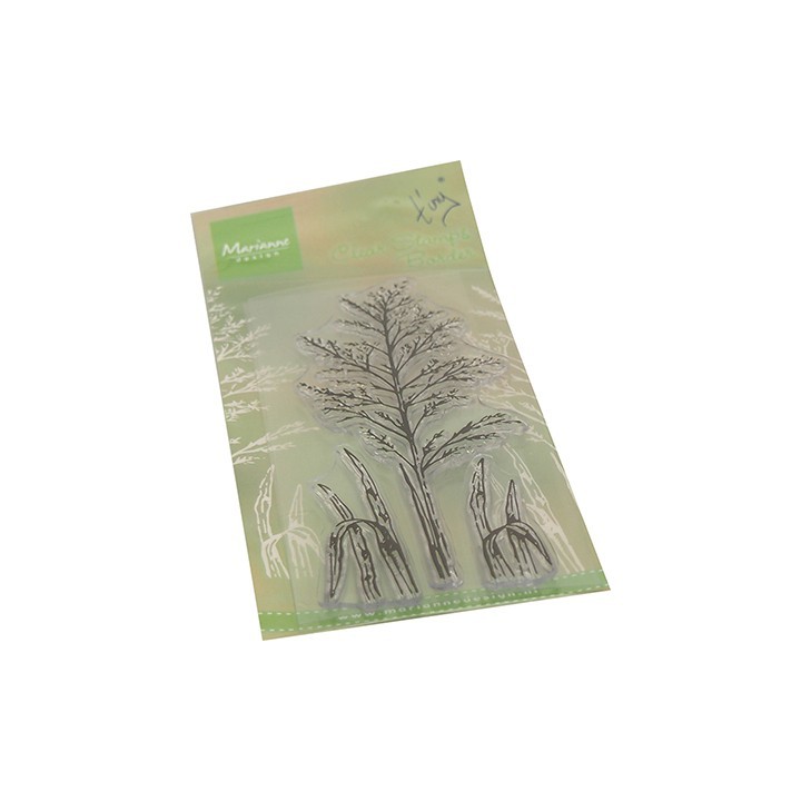 (TC0900)Clear stamp Tiny's Border - Indian Grass