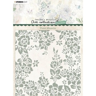 (JMA-ES-EMB09)Studio Light JMA Embossing Folder Flower silhouettes Essentials nr.09