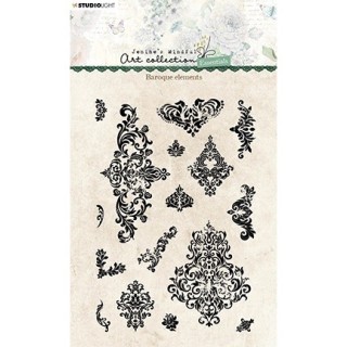 (JMA-ES-STAMP213)Studio light JMA Clear Stamp Baroque ornaments Essentials nr.213