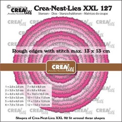 (CLNestXXL127)Crealies Crea-nest-dies XXL Circles