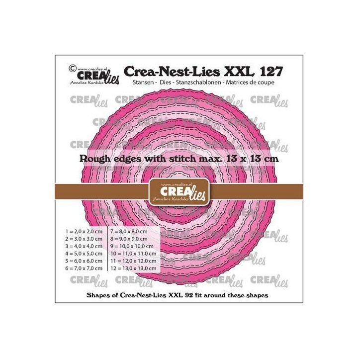 (CLNestXXL127)Crealies Crea-nest-dies XXL Circles