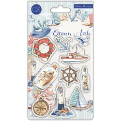 (CCSTMP078)Craft Consortium Ocean Tale Clear Stamps Adventure