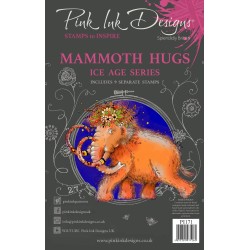 (PI171)Pink Ink Designs Mammoth Hugs Clear Stamp