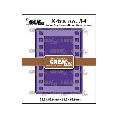 (CLXTRA54)Crealies Xtra no. 54 ATC Filmstrip