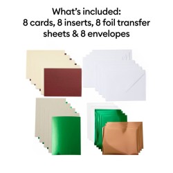 (2009204)Cricut Joy Foil Transfer Insert Cards Small Cameron Sampler (8pcs)