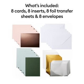 (2009206)Cricut Joy Foil Transfer Insert Cards Small Forest Grove Sampler (8pcs)