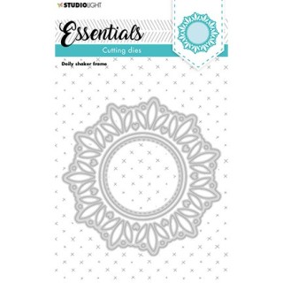 (SL-ES-CD219)Studio Light SL Cutting Die Doily shaker frame Essentials nr.219