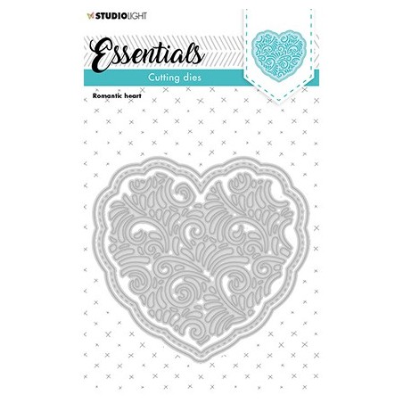 (SL-ES-CD220)Studio Light SL Cutting Die Romantic heart Essentials nr.220
