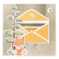 (SL-ES-SCD15)Studio light  SL Clear stamp + Dies Gift card envelope Essentials nr.15