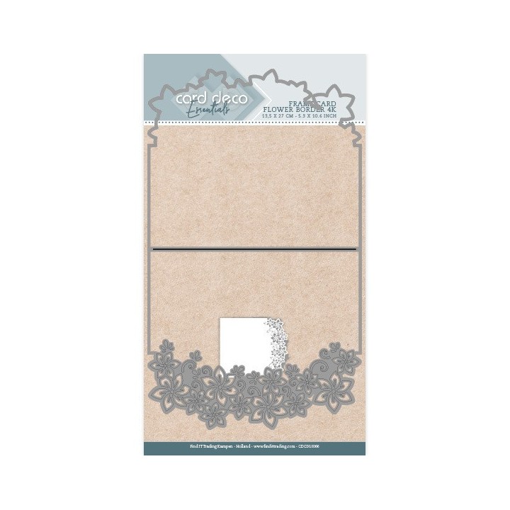 (CDCD10066)Card Deco Essentials Frame Dies - Flower - 4K