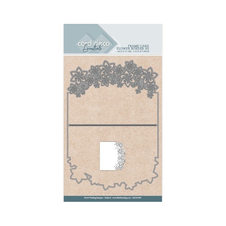 (CDCD10067)Card Deco Essentials Frame Dies - Flowers - A5