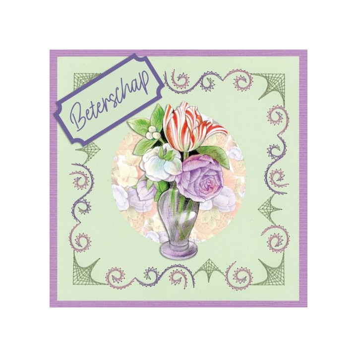 (STDOOC10016)Stitch and Do on Colour 016 - Jeanine's Art - Urban Flowers