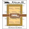 (CLXTRA53)Crealies Xtra no. 53 ATC Cross Stitch