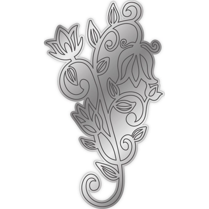 (GEM-MD-ELE-DASN)Gemini Grande Swirls Edges Dainty Snowdrops Elements Dies