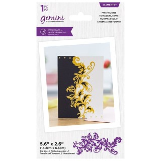 (GEM-MD-ELE-FAFI)Gemini Grande Swirls Edges Fancy Filigree Elements Dies