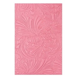 (665598)Sizzix 3-D Embossing Folder - Abstract flowers
