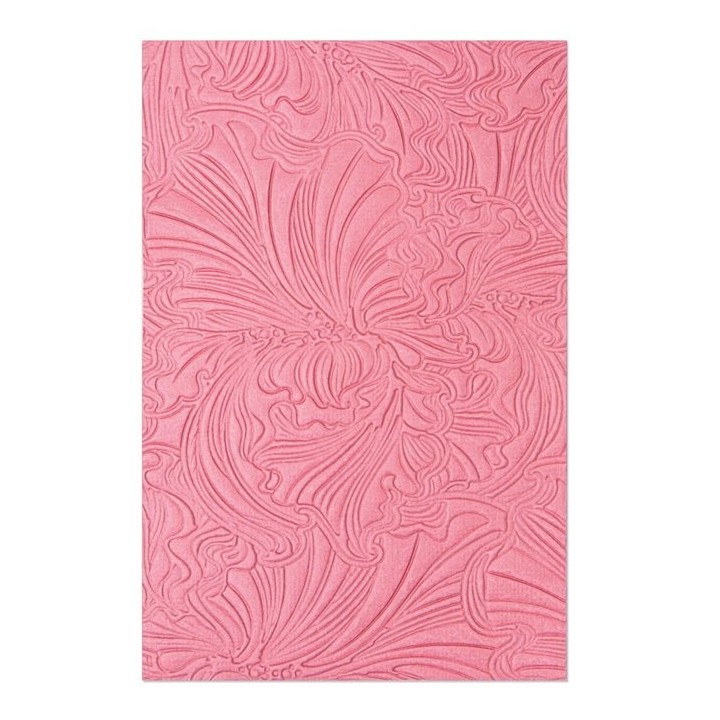 (665598)Sizzix 3-D Embossing Folder - Abstract flowers